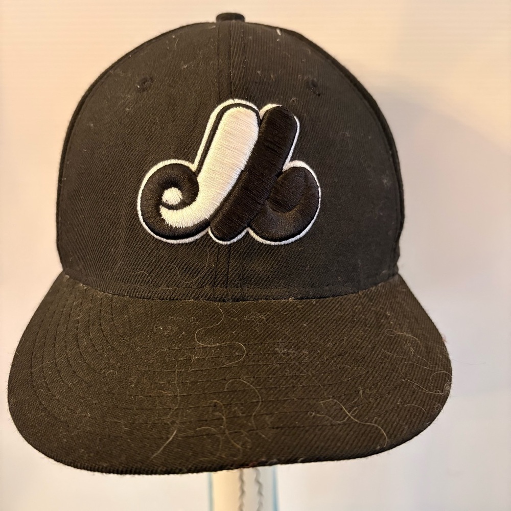 NEW ERA Black Montreal EXPOS Baseball Cap